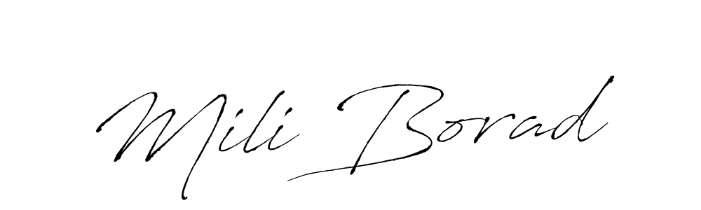 This is the best signature style for the Mili Borad name. Also you like these signature font (Antro_Vectra). Mix name signature. Mili Borad signature style 6 images and pictures png