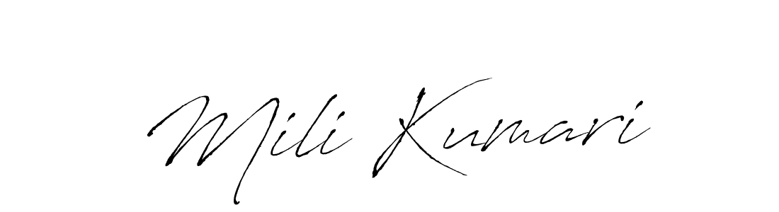 How to Draw Mili Kumari signature style? Antro_Vectra is a latest design signature styles for name Mili Kumari. Mili Kumari signature style 6 images and pictures png