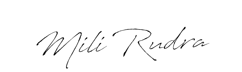 Here are the top 10 professional signature styles for the name Mili Rudra. These are the best autograph styles you can use for your name. Mili Rudra signature style 6 images and pictures png