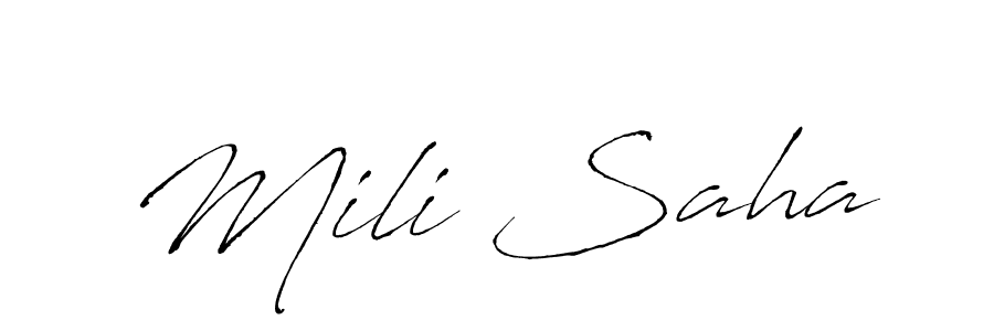 Make a short Mili Saha signature style. Manage your documents anywhere anytime using Antro_Vectra. Create and add eSignatures, submit forms, share and send files easily. Mili Saha signature style 6 images and pictures png