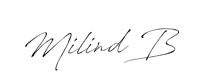 Here are the top 10 professional signature styles for the name Milind B. These are the best autograph styles you can use for your name. Milind B signature style 6 images and pictures png
