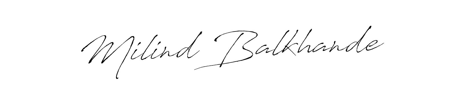 Also You can easily find your signature by using the search form. We will create Milind Balkhande name handwritten signature images for you free of cost using Antro_Vectra sign style. Milind Balkhande signature style 6 images and pictures png