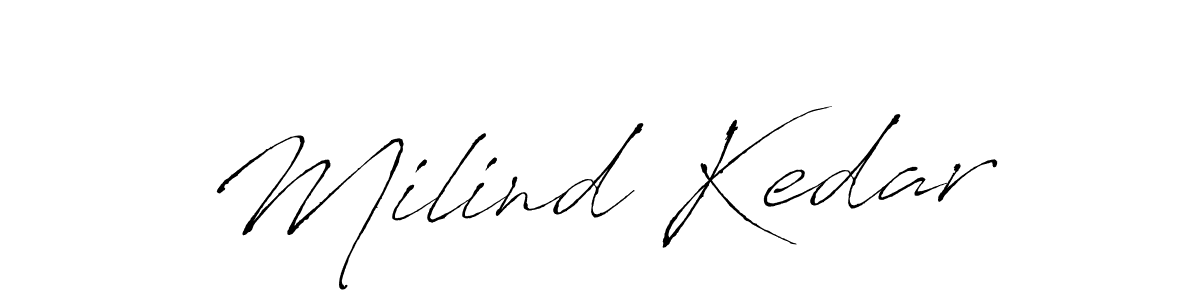 You can use this online signature creator to create a handwritten signature for the name Milind Kedar. This is the best online autograph maker. Milind Kedar signature style 6 images and pictures png