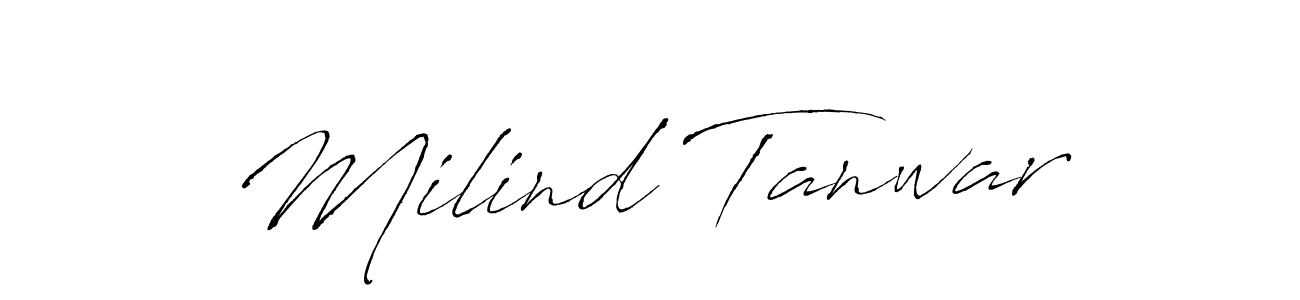 Similarly Antro_Vectra is the best handwritten signature design. Signature creator online .You can use it as an online autograph creator for name Milind Tanwar. Milind Tanwar signature style 6 images and pictures png