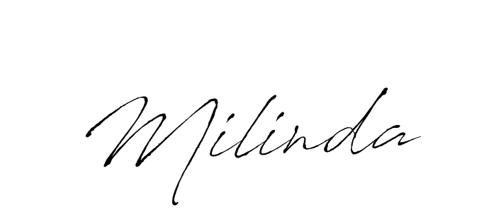 Once you've used our free online signature maker to create your best signature Antro_Vectra style, it's time to enjoy all of the benefits that Milinda name signing documents. Milinda signature style 6 images and pictures png