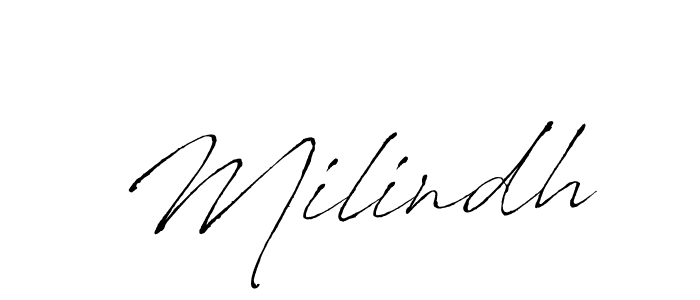 It looks lik you need a new signature style for name Milindh. Design unique handwritten (Antro_Vectra) signature with our free signature maker in just a few clicks. Milindh signature style 6 images and pictures png