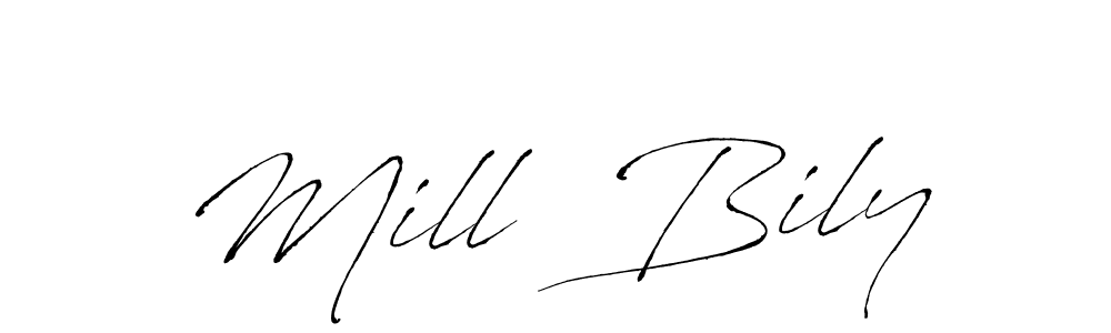 Check out images of Autograph of Mill  Bily name. Actor Mill  Bily Signature Style. Antro_Vectra is a professional sign style online. Mill  Bily signature style 6 images and pictures png