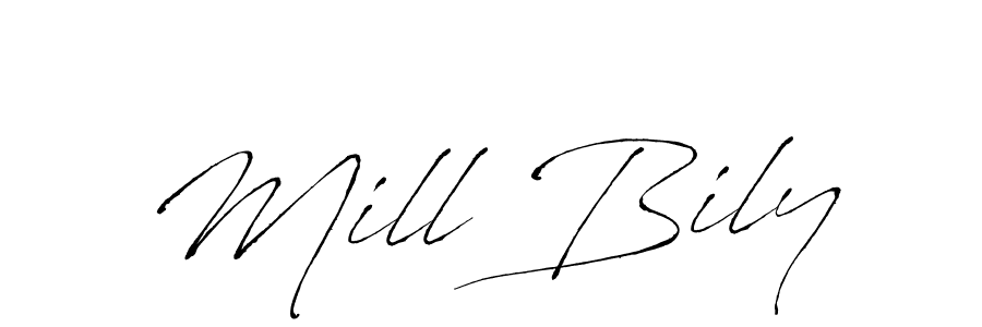 How to Draw Mill Bily signature style? Antro_Vectra is a latest design signature styles for name Mill Bily. Mill Bily signature style 6 images and pictures png