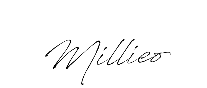 Once you've used our free online signature maker to create your best signature Antro_Vectra style, it's time to enjoy all of the benefits that Millieo name signing documents. Millieo signature style 6 images and pictures png