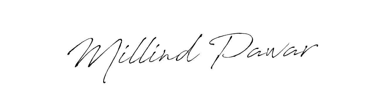 Also You can easily find your signature by using the search form. We will create Millind Pawar name handwritten signature images for you free of cost using Antro_Vectra sign style. Millind Pawar signature style 6 images and pictures png