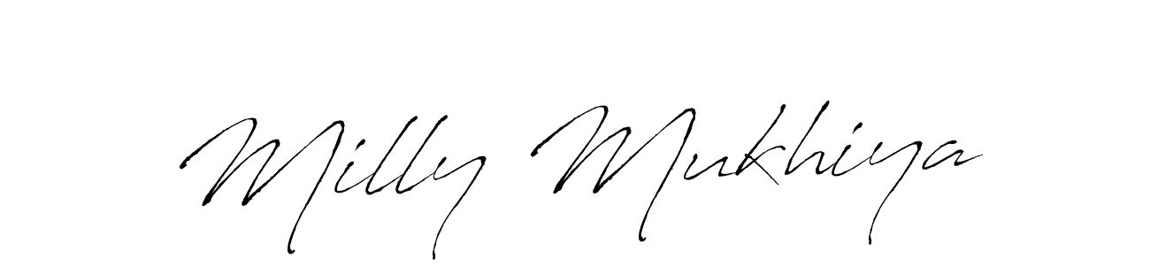 Best and Professional Signature Style for Milly Mukhiya. Antro_Vectra Best Signature Style Collection. Milly Mukhiya signature style 6 images and pictures png