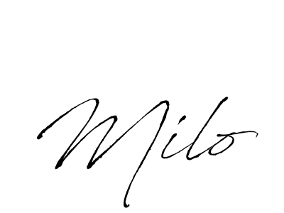 Also we have Milo name is the best signature style. Create professional handwritten signature collection using Antro_Vectra autograph style. Milo signature style 6 images and pictures png