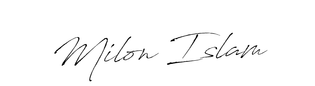Once you've used our free online signature maker to create your best signature Antro_Vectra style, it's time to enjoy all of the benefits that Milon Islam name signing documents. Milon Islam signature style 6 images and pictures png