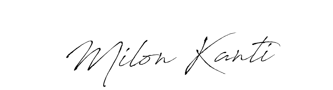 How to Draw Milon Kanti signature style? Antro_Vectra is a latest design signature styles for name Milon Kanti. Milon Kanti signature style 6 images and pictures png