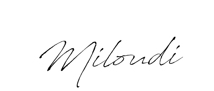 Similarly Antro_Vectra is the best handwritten signature design. Signature creator online .You can use it as an online autograph creator for name Miloudi. Miloudi signature style 6 images and pictures png