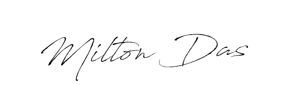 Also You can easily find your signature by using the search form. We will create Milton Das name handwritten signature images for you free of cost using Antro_Vectra sign style. Milton Das signature style 6 images and pictures png