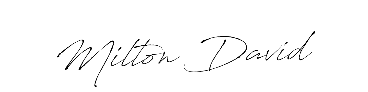 Once you've used our free online signature maker to create your best signature Antro_Vectra style, it's time to enjoy all of the benefits that Milton David name signing documents. Milton David signature style 6 images and pictures png