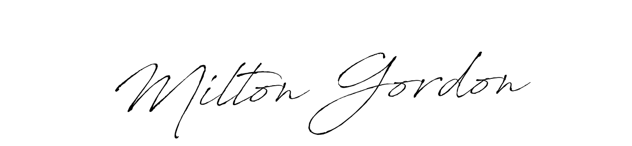 Make a short Milton Gordon signature style. Manage your documents anywhere anytime using Antro_Vectra. Create and add eSignatures, submit forms, share and send files easily. Milton Gordon signature style 6 images and pictures png