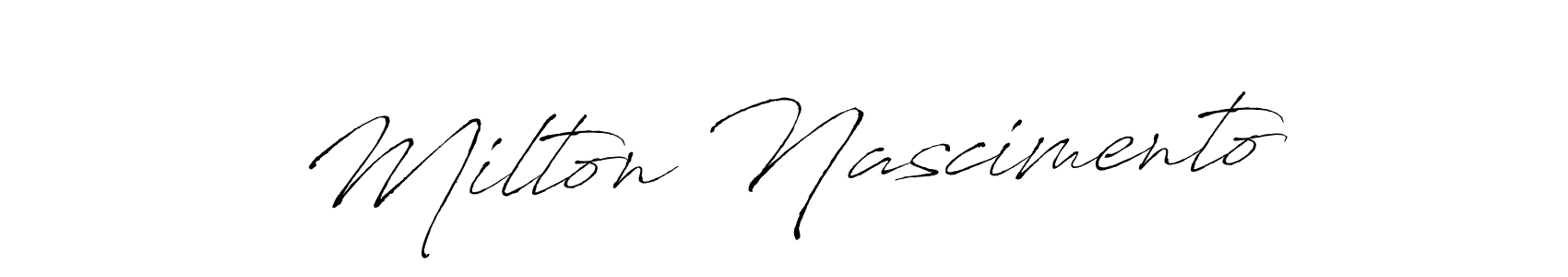 Use a signature maker to create a handwritten signature online. With this signature software, you can design (Antro_Vectra) your own signature for name Milton Nascimento. Milton Nascimento signature style 6 images and pictures png