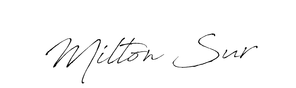 You can use this online signature creator to create a handwritten signature for the name Milton Sur. This is the best online autograph maker. Milton Sur signature style 6 images and pictures png