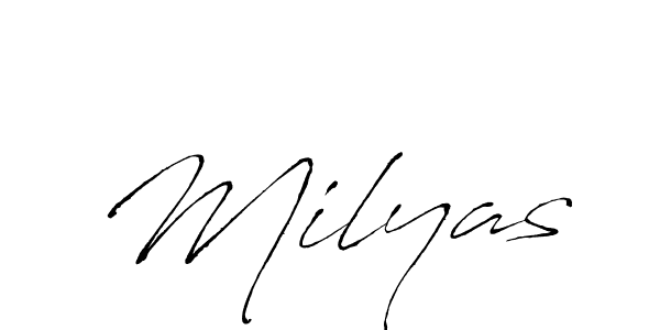 if you are searching for the best signature style for your name Milyas. so please give up your signature search. here we have designed multiple signature styles  using Antro_Vectra. Milyas signature style 6 images and pictures png