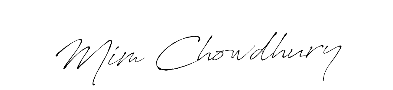 This is the best signature style for the Mim Chowdhury name. Also you like these signature font (Antro_Vectra). Mix name signature. Mim Chowdhury signature style 6 images and pictures png
