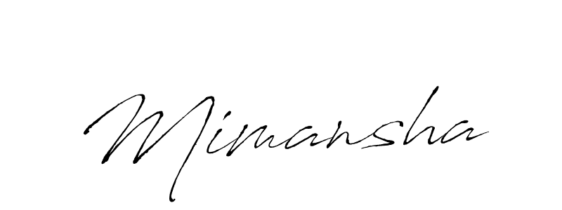 Make a beautiful signature design for name Mimansha. Use this online signature maker to create a handwritten signature for free. Mimansha signature style 6 images and pictures png