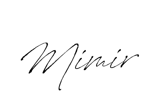 Make a beautiful signature design for name Mimir. With this signature (Antro_Vectra) style, you can create a handwritten signature for free. Mimir signature style 6 images and pictures png