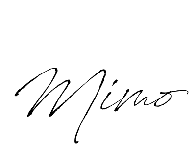 Mimo stylish signature style. Best Handwritten Sign (Antro_Vectra) for my name. Handwritten Signature Collection Ideas for my name Mimo. Mimo signature style 6 images and pictures png