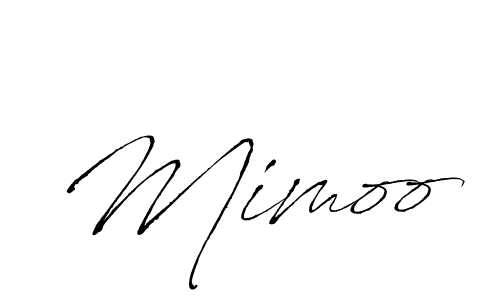 How to make Mimoo signature? Antro_Vectra is a professional autograph style. Create handwritten signature for Mimoo name. Mimoo signature style 6 images and pictures png