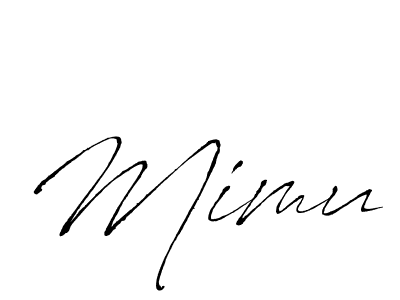 Also we have Mimu name is the best signature style. Create professional handwritten signature collection using Antro_Vectra autograph style. Mimu signature style 6 images and pictures png