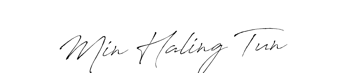 How to make Min Haling Tun signature? Antro_Vectra is a professional autograph style. Create handwritten signature for Min Haling Tun name. Min Haling Tun signature style 6 images and pictures png