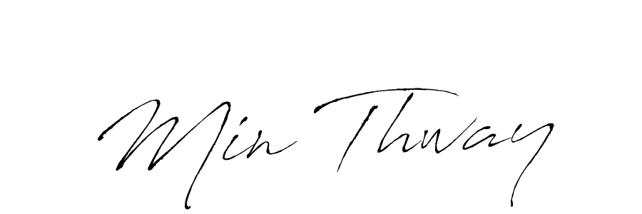 Make a beautiful signature design for name Min Thway. Use this online signature maker to create a handwritten signature for free. Min Thway signature style 6 images and pictures png