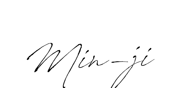 How to Draw Min-ji signature style? Antro_Vectra is a latest design signature styles for name Min-ji. Min-ji signature style 6 images and pictures png