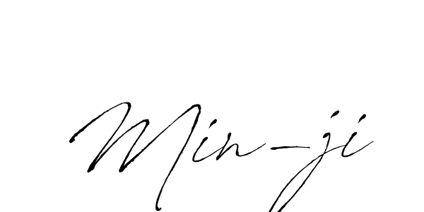 Make a beautiful signature design for name Min-ji. Use this online signature maker to create a handwritten signature for free. Min-ji signature style 6 images and pictures png
