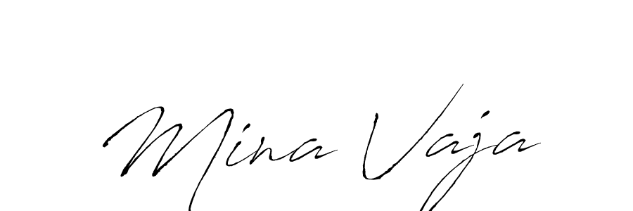 See photos of Mina Vaja official signature by Spectra . Check more albums & portfolios. Read reviews & check more about Antro_Vectra font. Mina Vaja signature style 6 images and pictures png