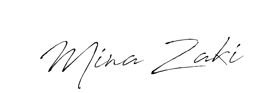 It looks lik you need a new signature style for name Mina Zaki. Design unique handwritten (Antro_Vectra) signature with our free signature maker in just a few clicks. Mina Zaki signature style 6 images and pictures png