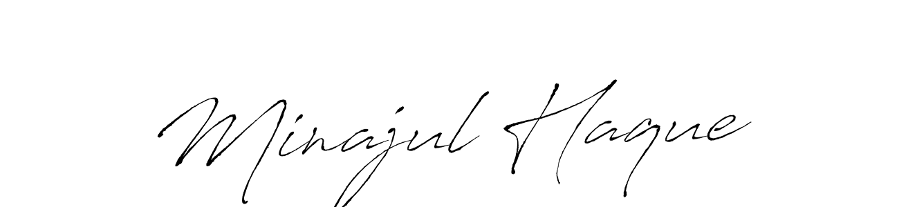 It looks lik you need a new signature style for name Minajul Haque. Design unique handwritten (Antro_Vectra) signature with our free signature maker in just a few clicks. Minajul Haque signature style 6 images and pictures png