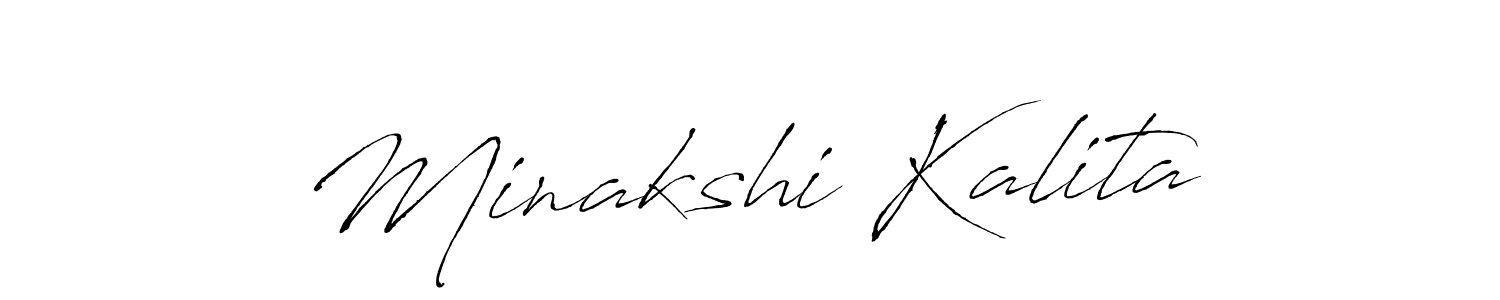 You should practise on your own different ways (Antro_Vectra) to write your name (Minakshi Kalita) in signature. don't let someone else do it for you. Minakshi Kalita signature style 6 images and pictures png