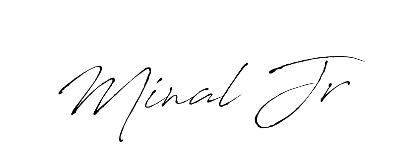 The best way (Antro_Vectra) to make a short signature is to pick only two or three words in your name. The name Minal Jr include a total of six letters. For converting this name. Minal Jr signature style 6 images and pictures png