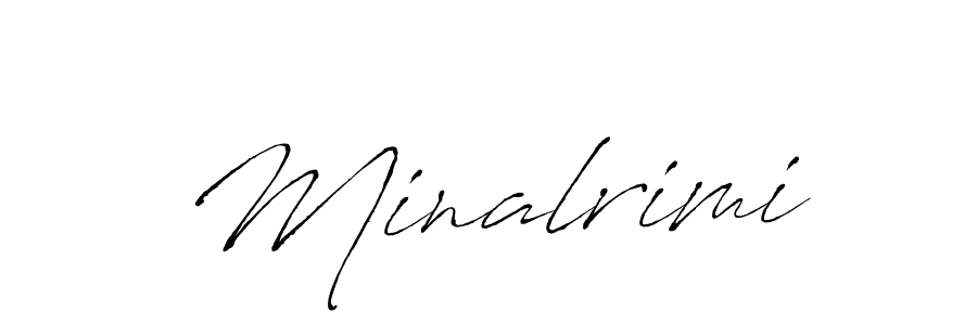 How to make Minalrimi signature? Antro_Vectra is a professional autograph style. Create handwritten signature for Minalrimi name. Minalrimi signature style 6 images and pictures png