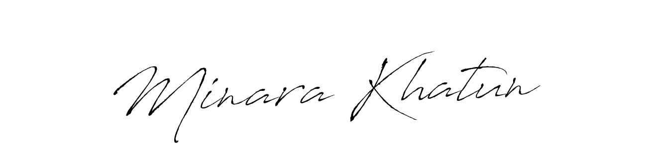 The best way (Antro_Vectra) to make a short signature is to pick only two or three words in your name. The name Minara Khatun include a total of six letters. For converting this name. Minara Khatun signature style 6 images and pictures png