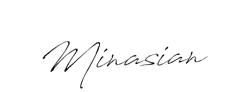 Create a beautiful signature design for name Minasian. With this signature (Antro_Vectra) fonts, you can make a handwritten signature for free. Minasian signature style 6 images and pictures png
