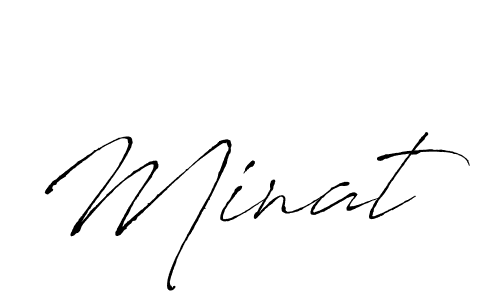 Create a beautiful signature design for name Minat. With this signature (Antro_Vectra) fonts, you can make a handwritten signature for free. Minat signature style 6 images and pictures png