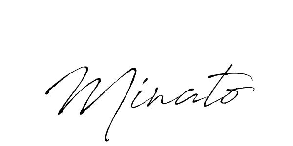 Create a beautiful signature design for name Minato. With this signature (Antro_Vectra) fonts, you can make a handwritten signature for free. Minato signature style 6 images and pictures png