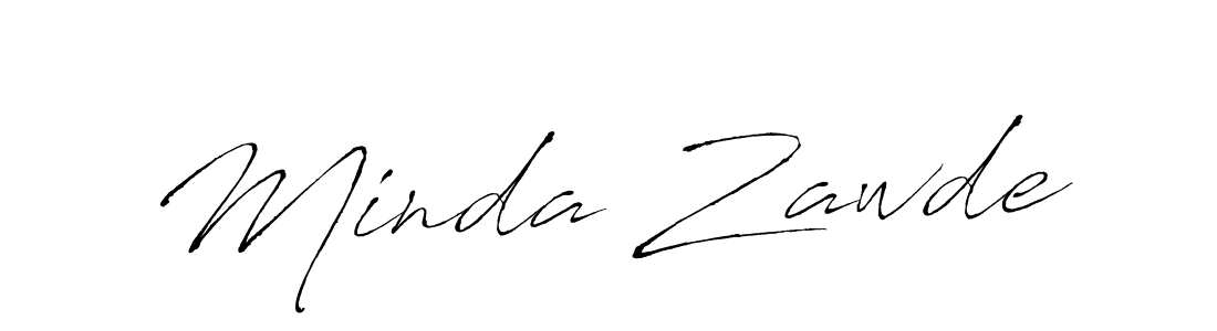 Here are the top 10 professional signature styles for the name Minda Zawde. These are the best autograph styles you can use for your name. Minda Zawde signature style 6 images and pictures png