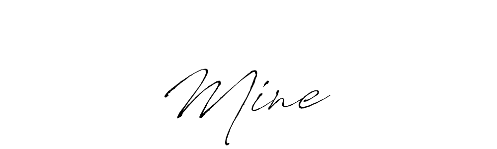 Use a signature maker to create a handwritten signature online. With this signature software, you can design (Antro_Vectra) your own signature for name Mine♾️. Mine♾️ signature style 6 images and pictures png