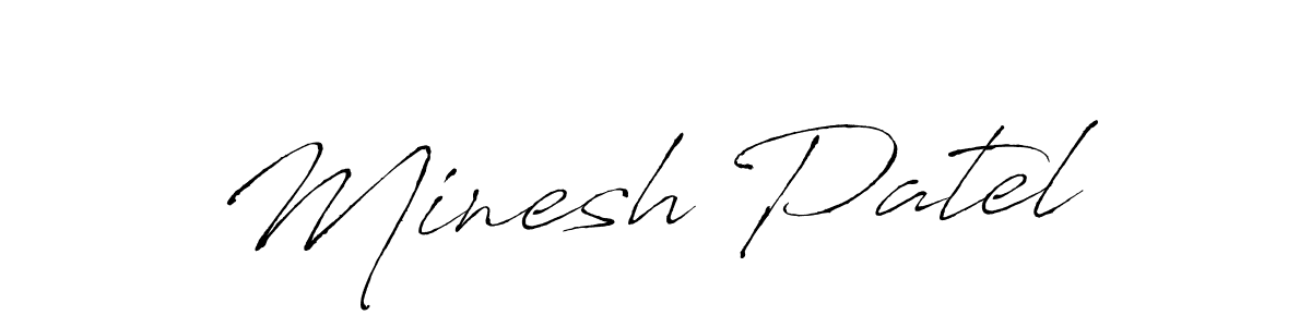 Make a beautiful signature design for name Minesh Patel. Use this online signature maker to create a handwritten signature for free. Minesh Patel signature style 6 images and pictures png