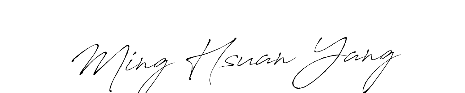 Design your own signature with our free online signature maker. With this signature software, you can create a handwritten (Antro_Vectra) signature for name Ming Hsuan Yang. Ming Hsuan Yang signature style 6 images and pictures png