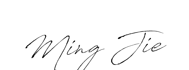 Also You can easily find your signature by using the search form. We will create Ming Jie name handwritten signature images for you free of cost using Antro_Vectra sign style. Ming Jie signature style 6 images and pictures png